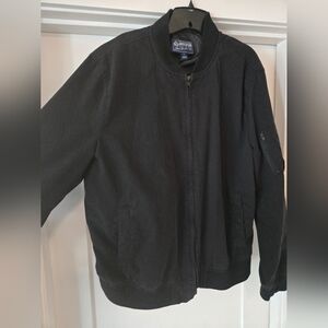 American Rag Co Classic Black Bomber Jacket Xl